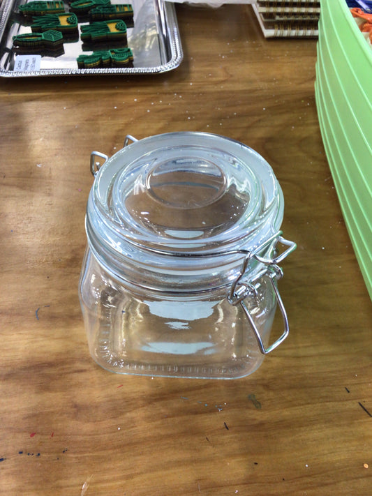 Hinge Top Jar