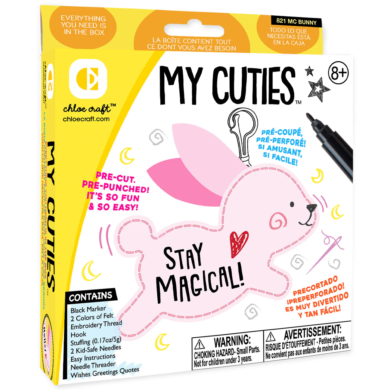 My Cuties - Plush Keychain Sewing Kit for Kids