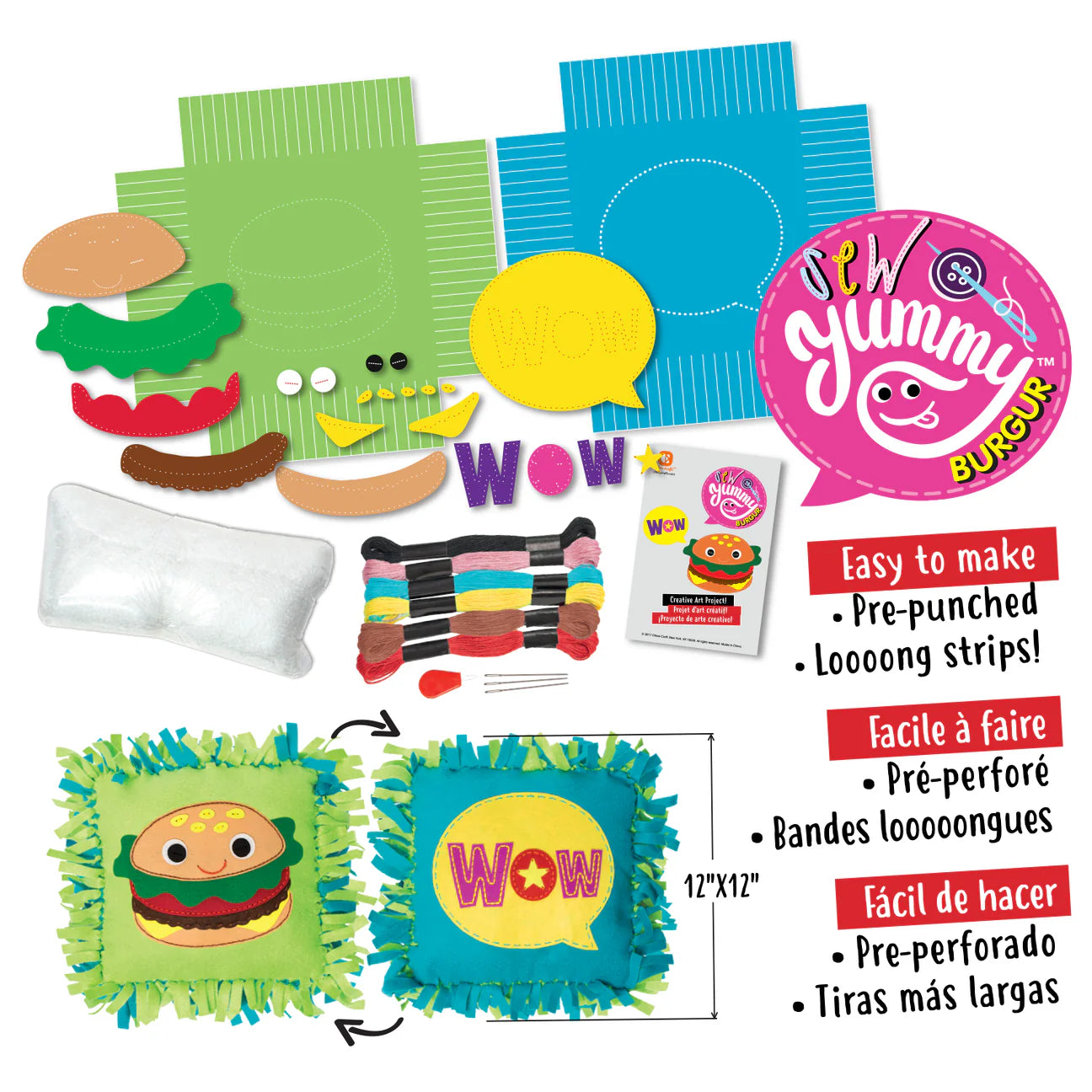 Sew Yummy - Food Character Pillow Sewing Kits