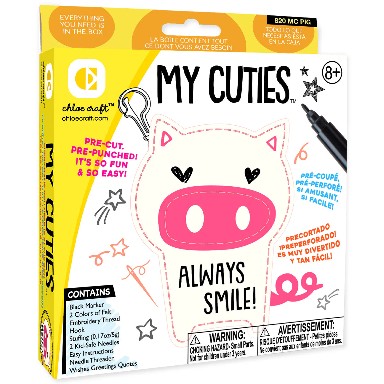 My Cuties - Plush Keychain Sewing Kit for Kids