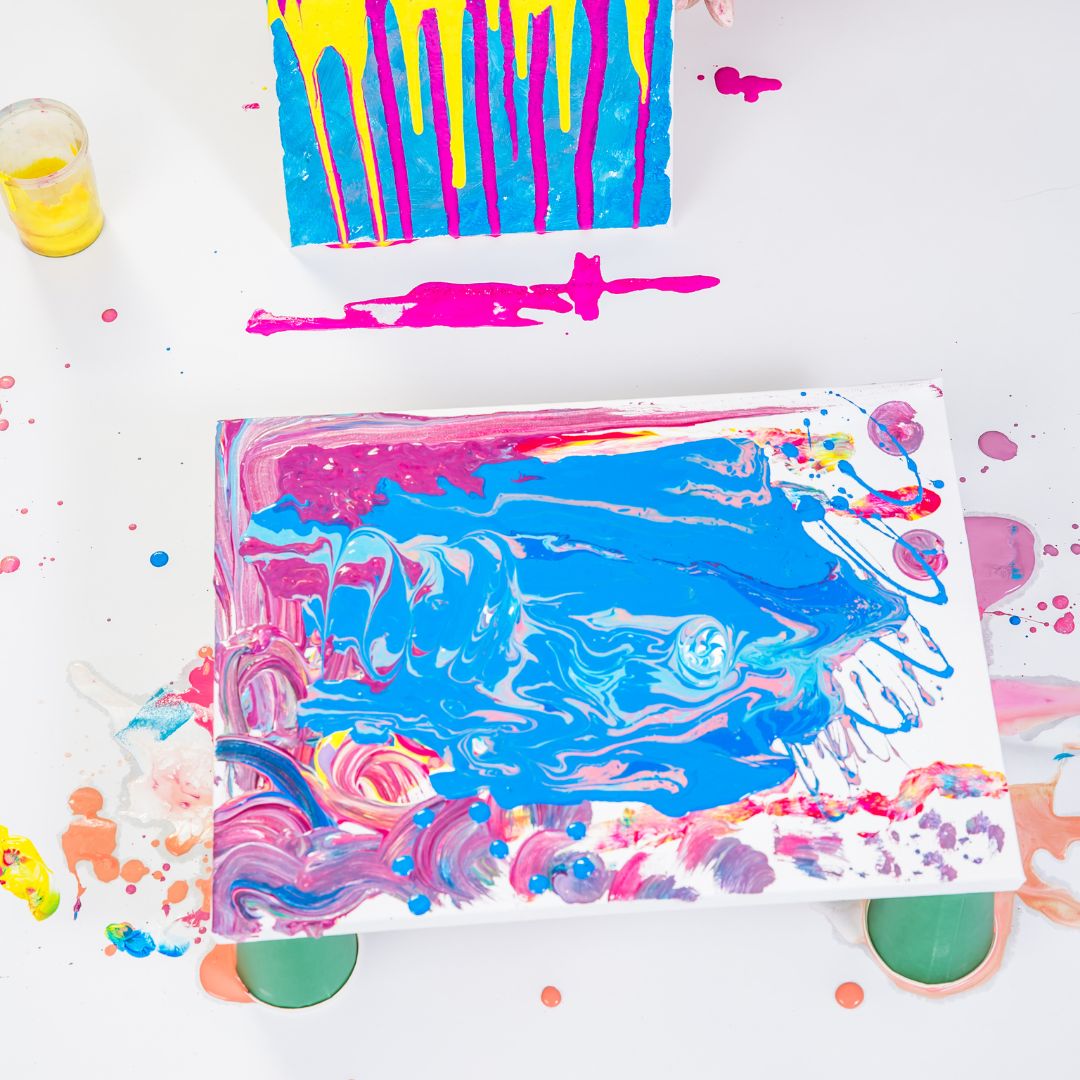 Family Fun Friday: Acrylic Paint Pouring Workshop